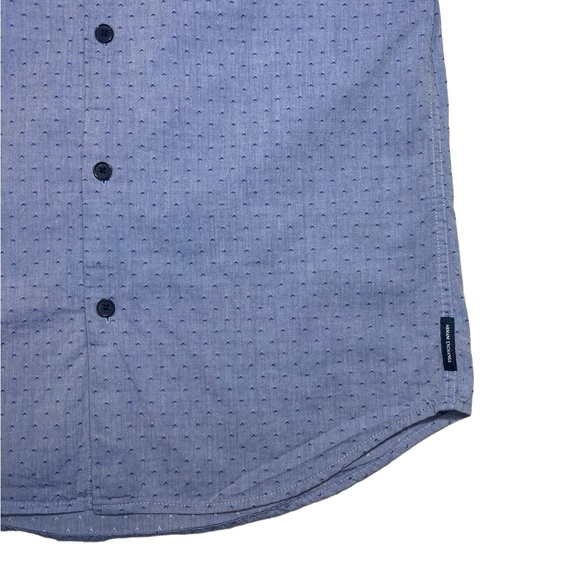 ⚡️SOLD⚡️Armani Exchange Men's Youth Ditsy-Print Dobby Shirt Slim Fit Button Down - Picture 7 of 16